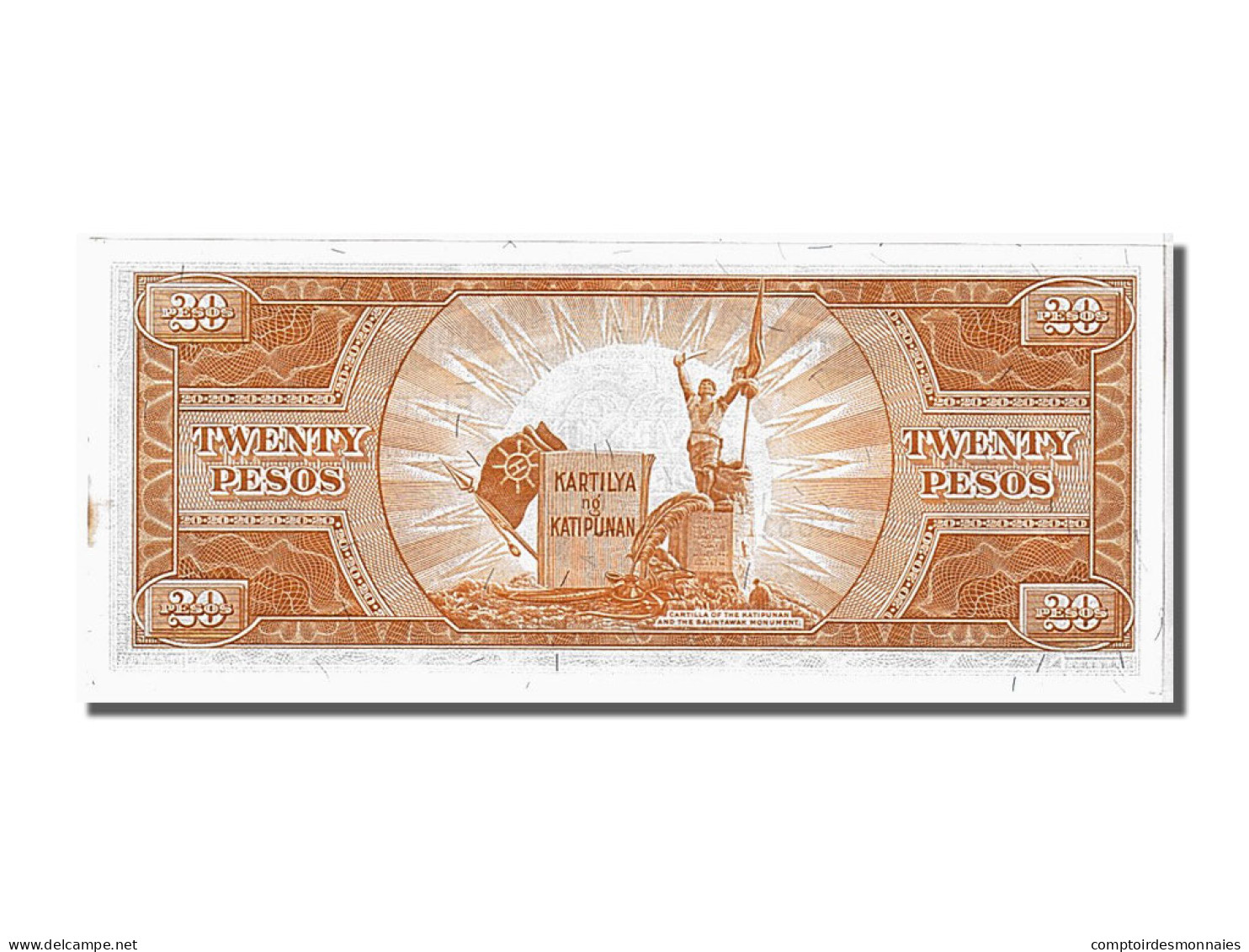 Billet, Philippines, 20 Pesos, 1949, SUP - Filipinas