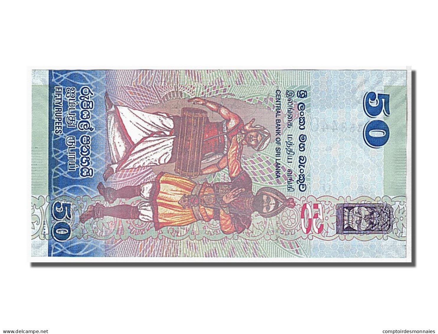 Billet, Sri Lanka, 50 Rupees, 2010, KM:124a, NEUF - Sri Lanka