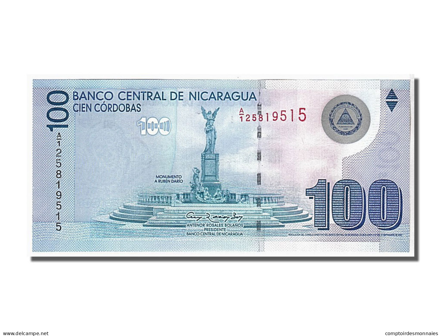 Billet, Nicaragua, 100 Cordobas, 2007, KM:204, NEUF - Nicaragua