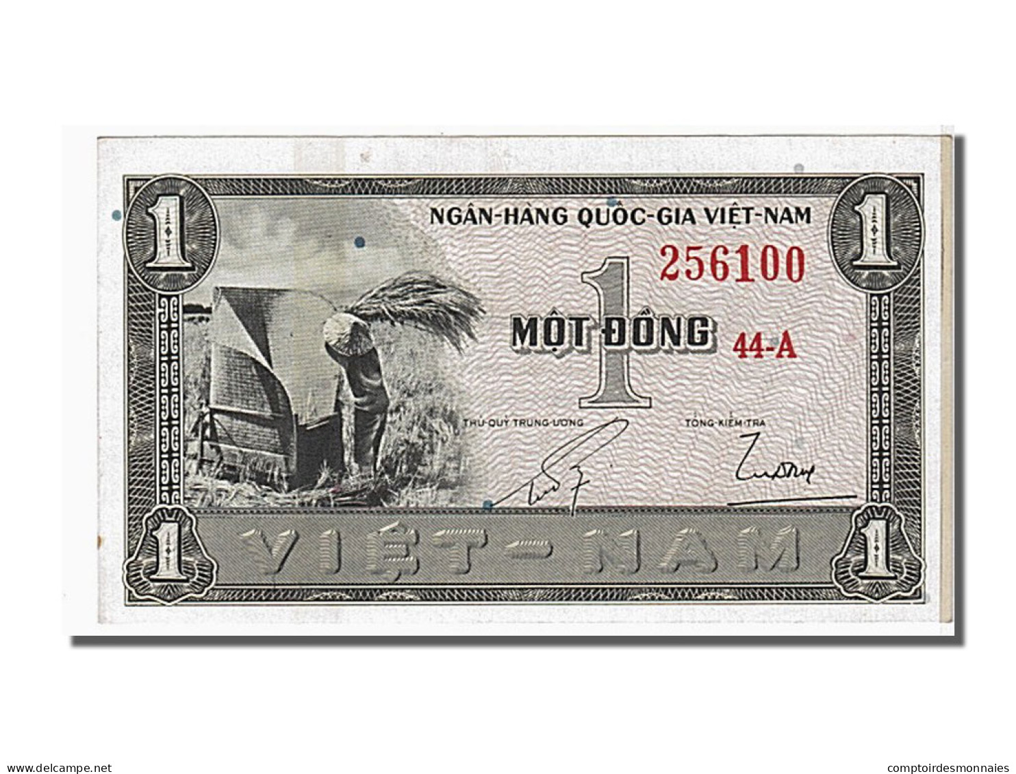 Billet, South Viet Nam, 1 D<ox>ng, 1955, KM:11a, NEUF - Vietnam