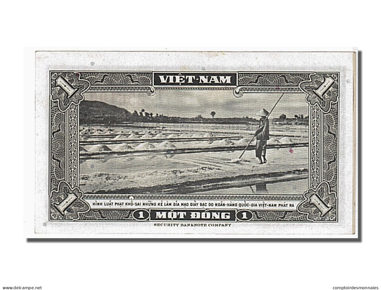 Billet, South Viet Nam, 1 D<ox>ng, 1955, KM:11a, NEUF - Vietnam