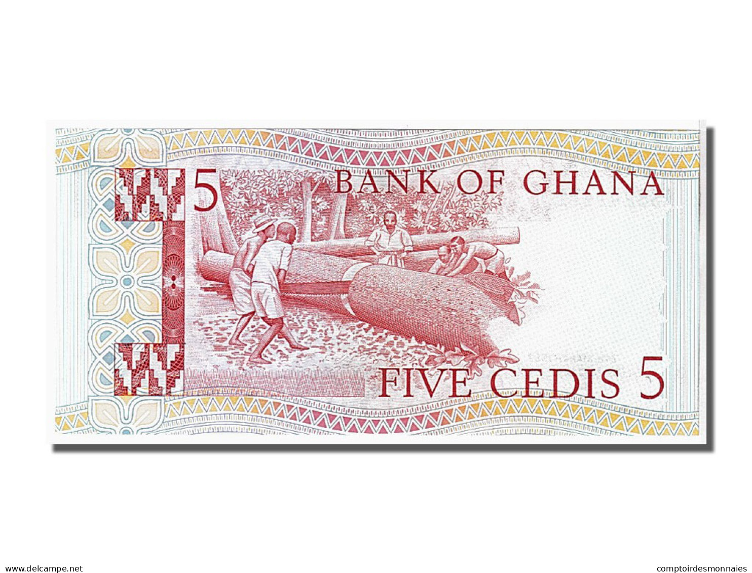 Billet, Ghana, 5 Cedis, 1982, KM:19c, NEUF - Ghana