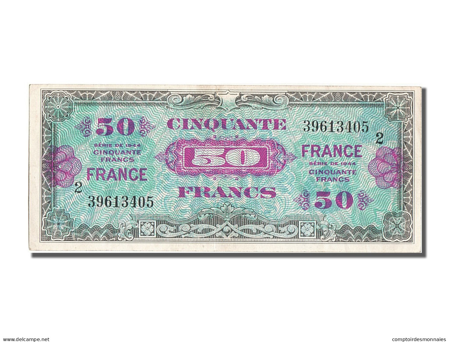 Billet, France, 50 Francs, 1945 Verso France, 1944, SPL, Fayette:VF24.02 - 1945 Verso Frankreich