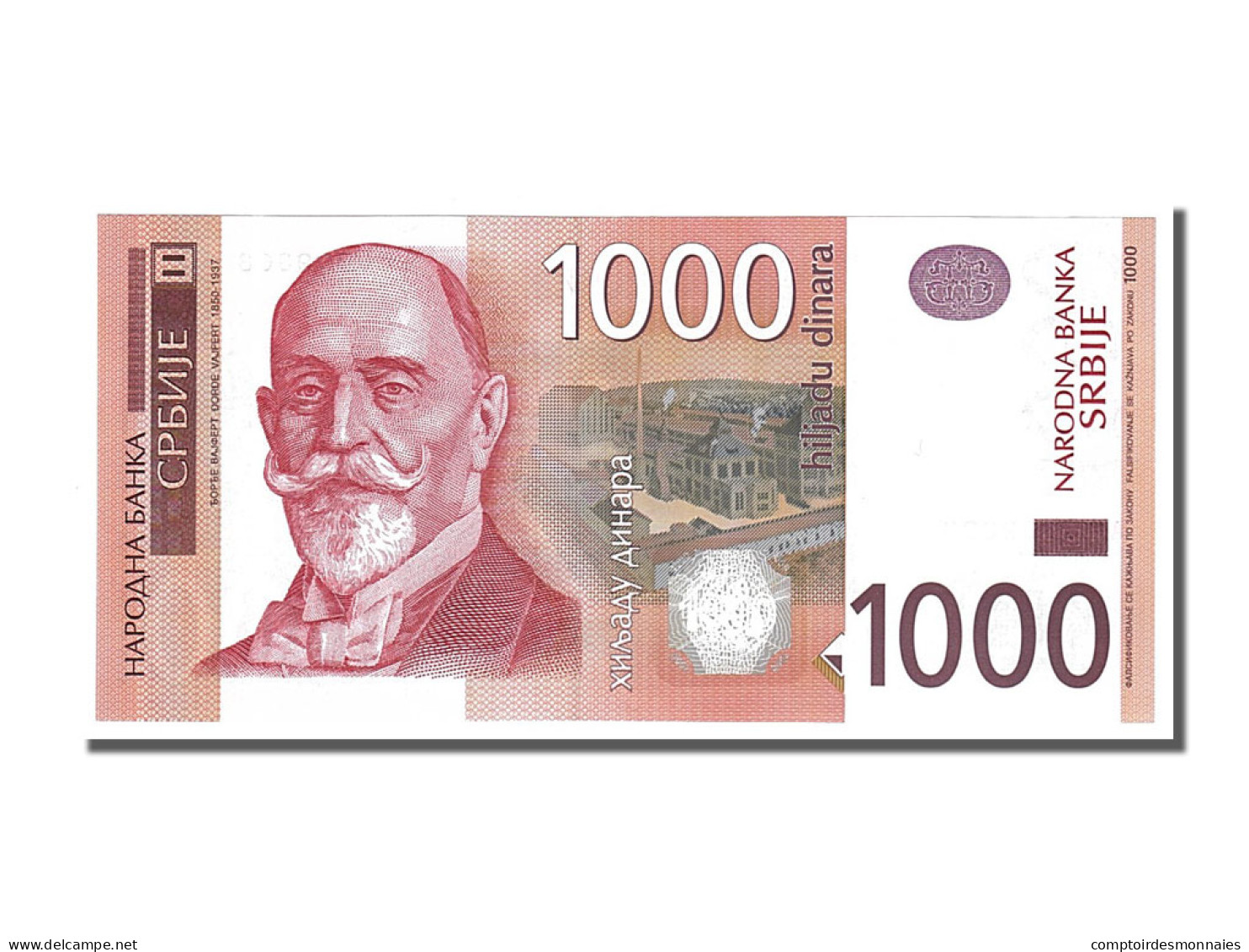 Billet, Serbie, 1000 Dinara, 2006, NEUF - Serbia