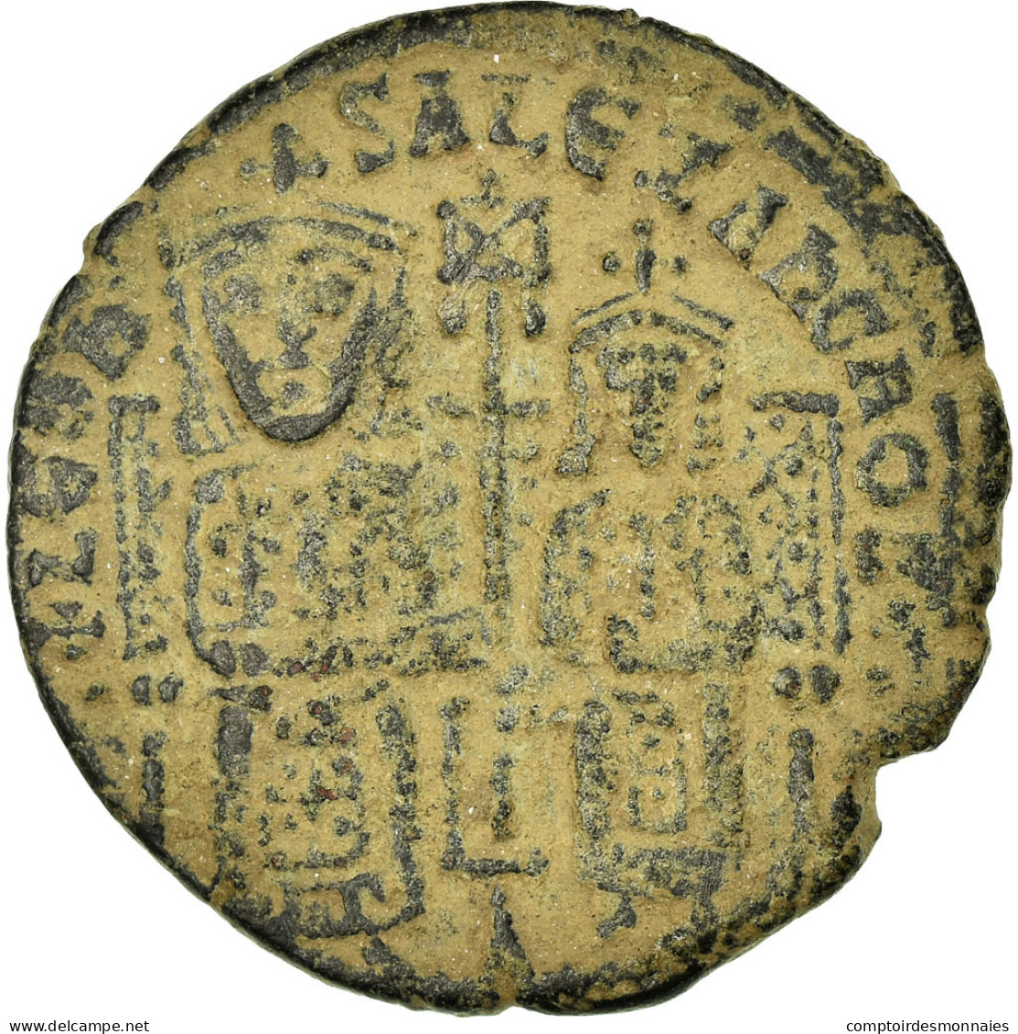 Monnaie, Leo VI The Wise 886-912, Follis, Constantinople, TTB, Cuivre, Sear:1730 - Bizantine