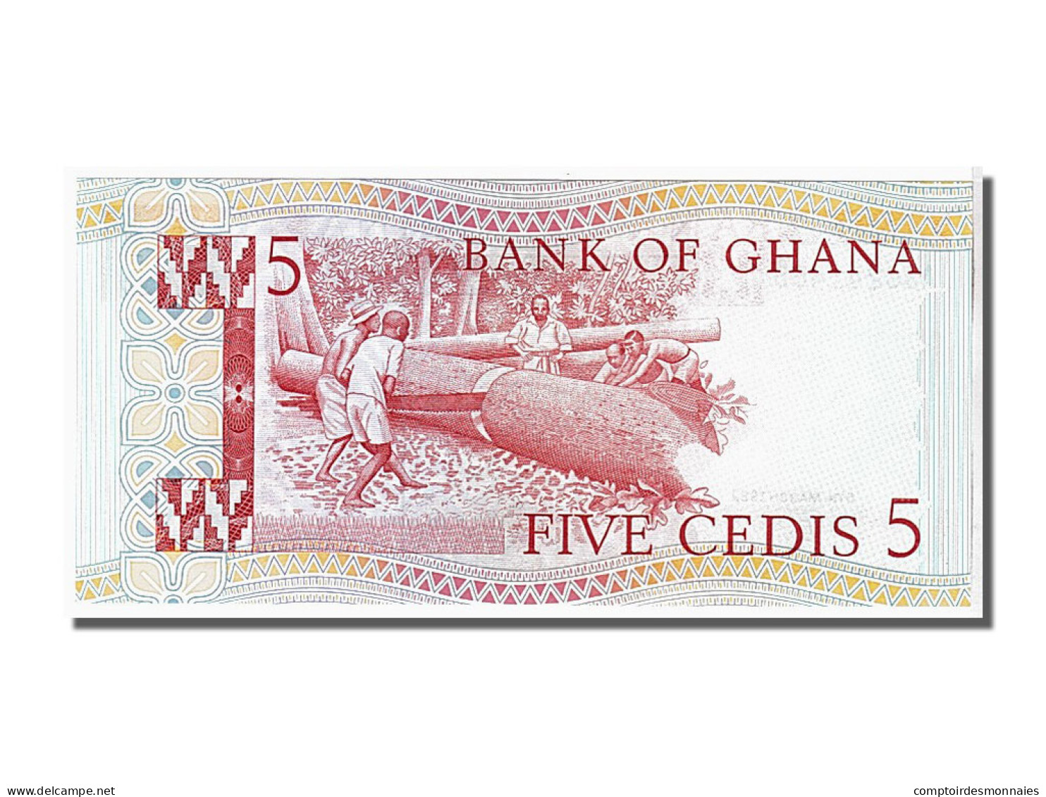 Billet, Ghana, 5 Cedis, 1982, 1982-03-06, NEUF - Ghana