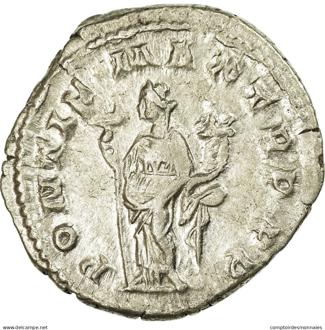 Monnaie, Macrin, Denier, Roma, TTB+, Argent - The Severans (193 AD To 235 AD)