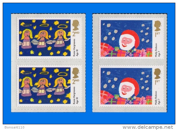GB 2013-0002, Christmas Stamp Design Winners, Pair Set Of 2 Denominations, MNH - Neufs