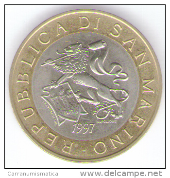 SAN MARINO 1000 LIRE 1997 BIMETALLICA - San Marino