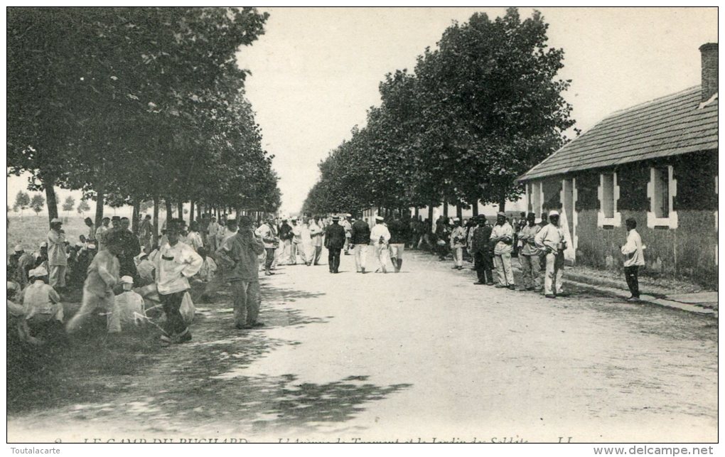 CPA 37 LE CAMP DU RUCHARD L AVENUE DE TRAMONT ET LE JARDIN DES SOLDATS - Autres & Non Classés