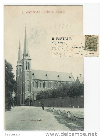 OOSTACKER - Lourdes  Eglise   1920 - Nazareth