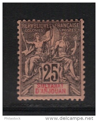 ANJOUAN N° 8 * - Unused Stamps