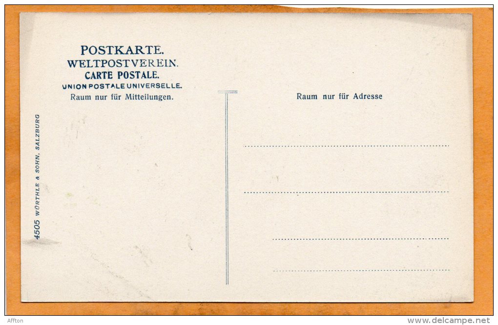 Wien 1905 Postcard - Vienna Center