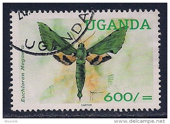 Uganda ~ 2000 ~ Moths ~ SG 2117 ~ Used - Uganda (1962-...)