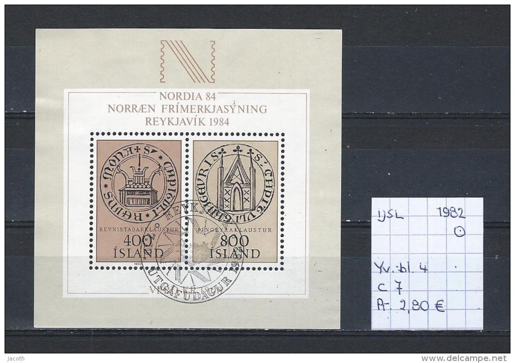 IJsland 1982 - Yv. Blok 4 Gest./obl./used - Blokken & Velletjes