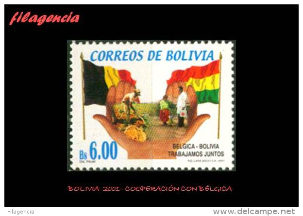 AMERICA. BOLIVIA MINT. 2001 COOPERACIÓN CON BÉLGICA - Bolivia