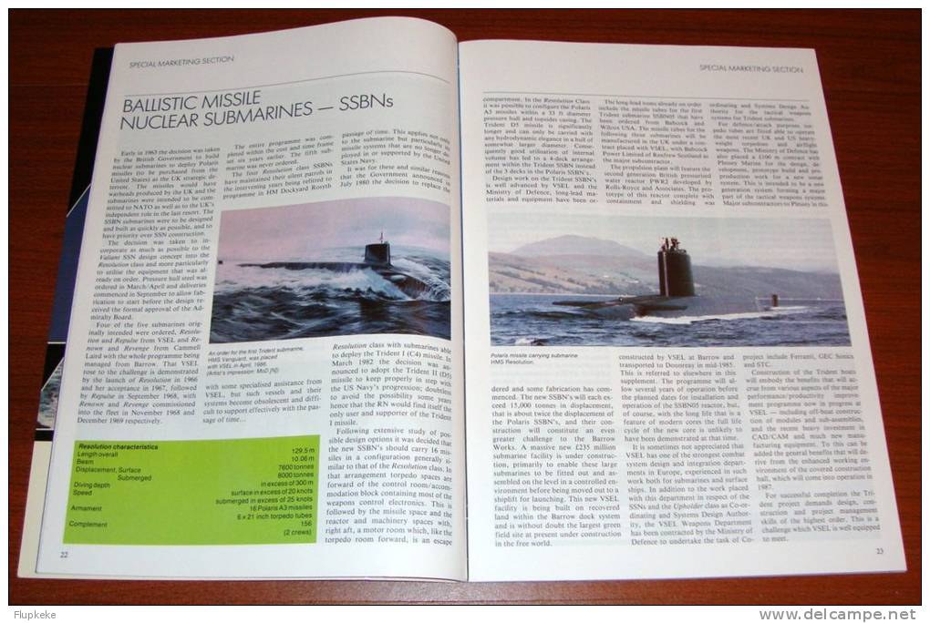 Naval Forces 3-1986 Special Supplement Vickers Shipbuilding And Engineering Limited - Armada/Guerra