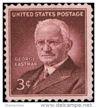 1954 USA George Eastman Stamp Sc#1062 Famous Photography Pioneer - Photographie