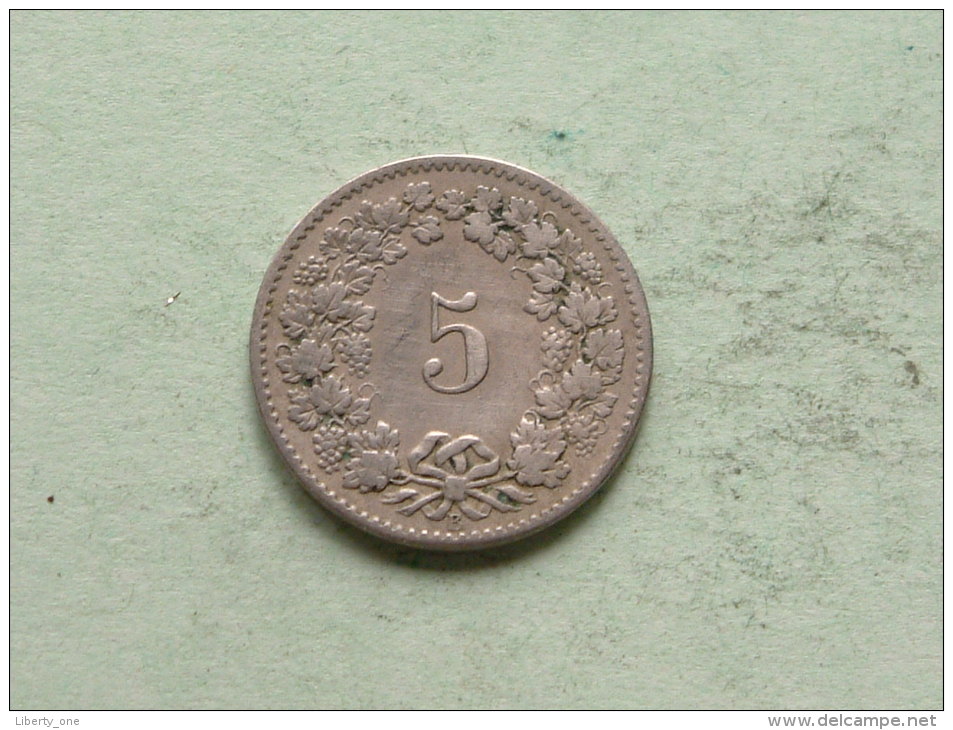 1879 - 5 Rappen / KM 26 ( Uncleaned - For Grade, Please See Photo ) ! - Autres & Non Classés