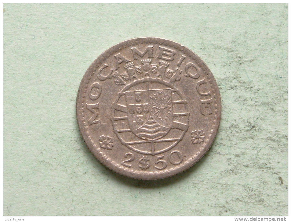 1954 - 2$50 / KM 78 ( Uncleaned - For Grade, Please See Photo ) ! - Mosambik