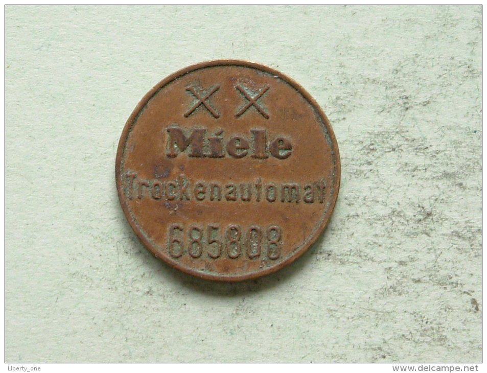 XX MIELE Trockenautomat 685808 ( Uncleaned - For Grade, Please See Photo ) ! - Firma's