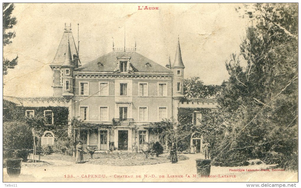 Capendu - Chateau N D De Lierre (Buron Latapie) - Capendu