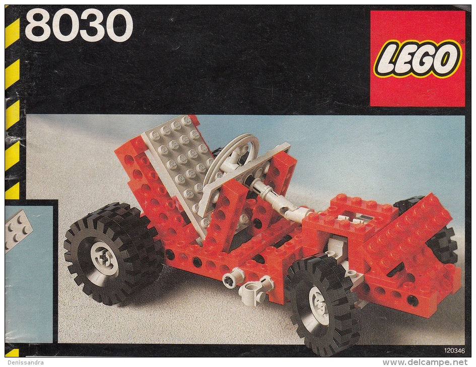 Lego 8030 Technic Gocart Avec Plan 100 % Complet Voir Scan - Lego Technic