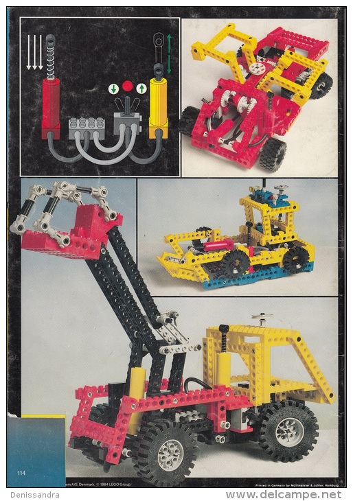 Lego 8889 Technic Livre D´idées Seulement Le Code Barre Manque Au Fin Voir Scan - Planos