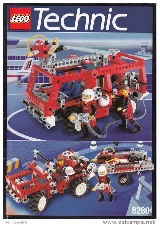 Lego 8280 Technic Camion Sapeur-Pompiers Avec Plan 100 % Complet Voir Scan - Lego Technic