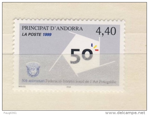 ANDORRE 1999 FEDERATION PHOTOGRAPHIQUE   YVERT N°521 NEUF MNH** - Fotografie