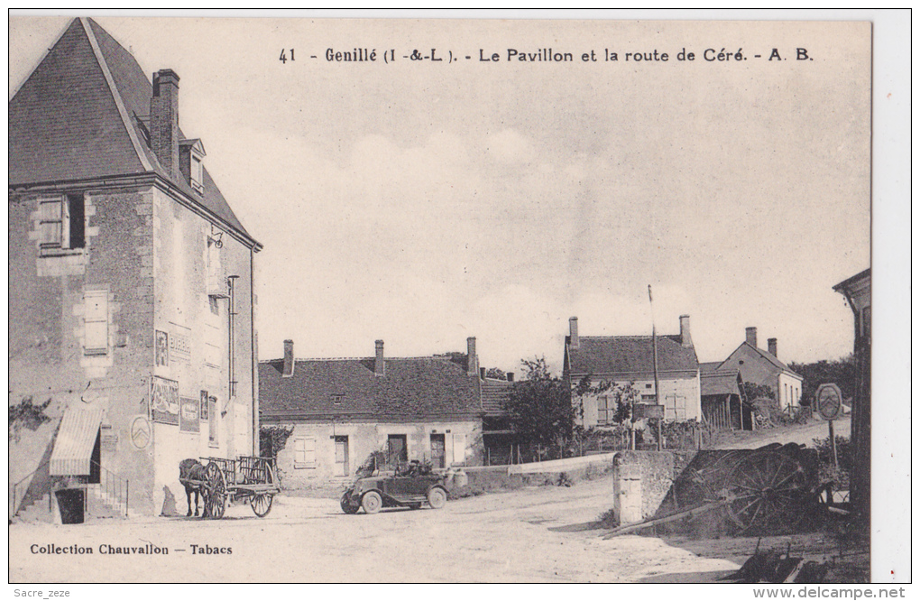 GENILLE(37)neuve-le Pavillon Et La Route De Céré-BOUCHER - Genillé