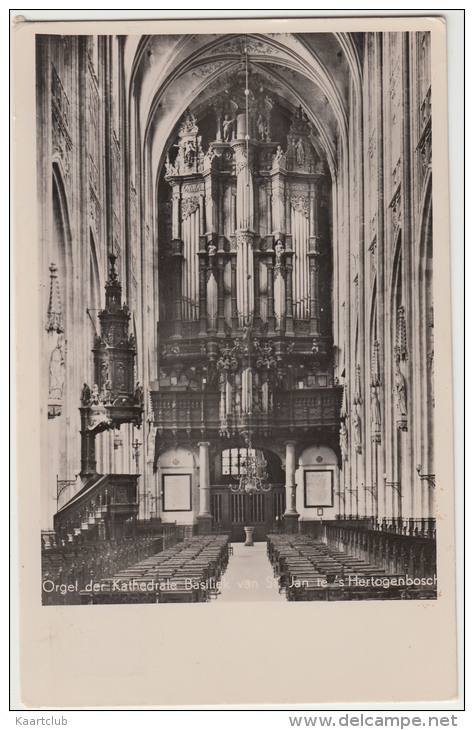 ´s-Hertogenbosch - ORGEL Der Kathedrale Basiliek Van St. Jan  - Noord-Brabant,  Nederland/Holland - ORGUE/ORGEL - 's-Hertogenbosch