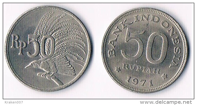 INDONESIA  50 Rupiah 1971 - Indonesia