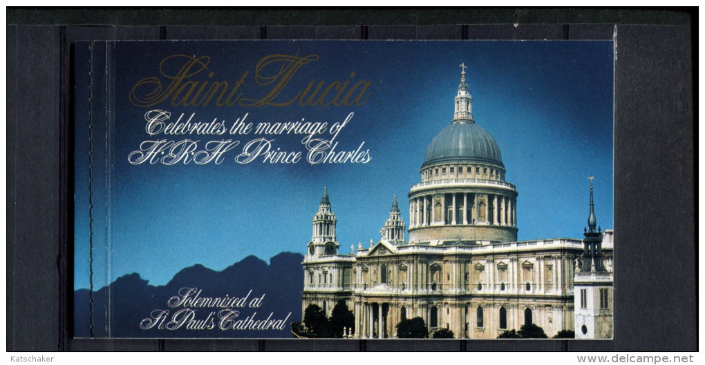 SAINT LUCIA POSTFRIS MINT NEVER HINGED POSTFRISCH EINWANDFREI   MICHEL 549 548 547 LADY DYI PRINS CHARLES - St.Lucia (1979-...)