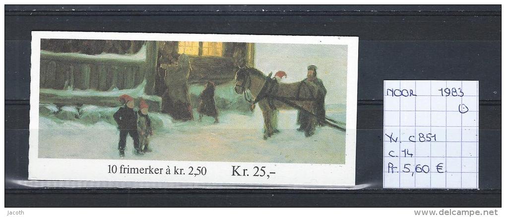 Noorwegen 1983 - Yv. Boekje C851 Gest./obl./used - Carnets