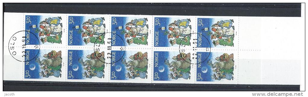 Noorwegen 1991 - Yv. Boekje C1039 Gest./obl./used - Carnets