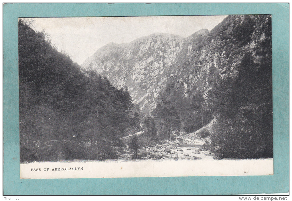 PASS  OF  ABERGLASLYN -  BELLE CARTE  - - Merionethshire