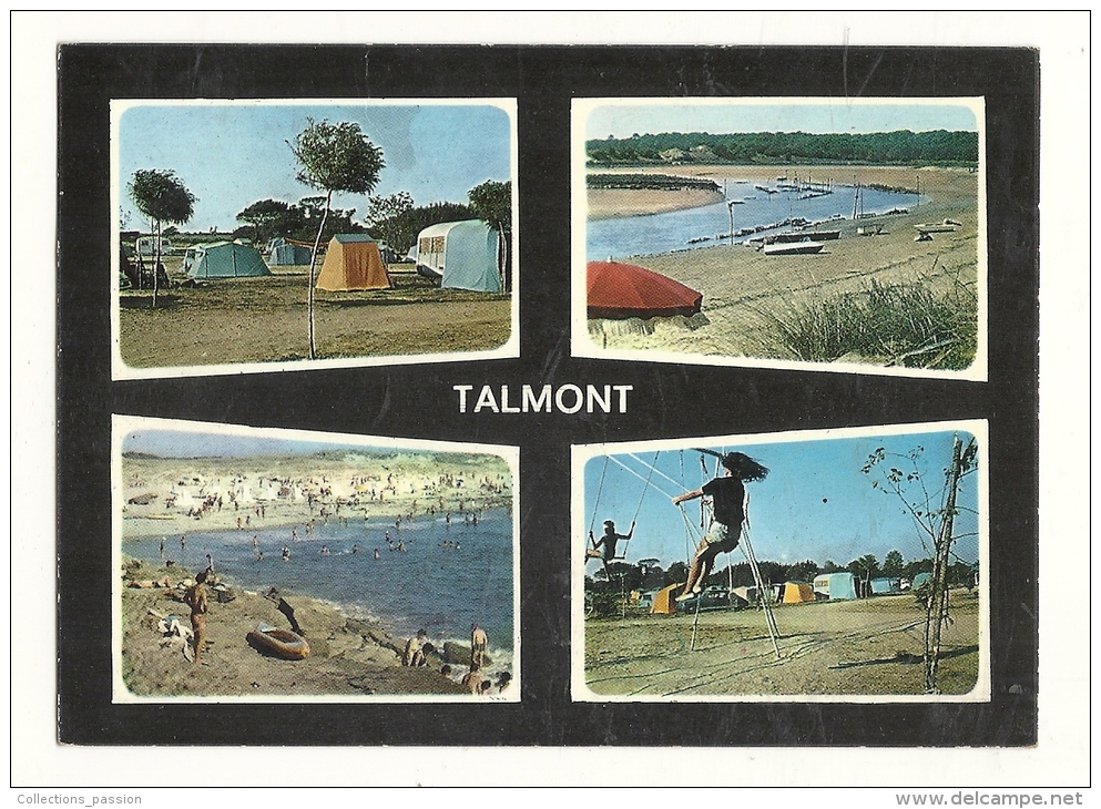 Cp, 85, Talmont, Multi-Vues, Voyagée (non Oblitérée) - Talmont Saint Hilaire