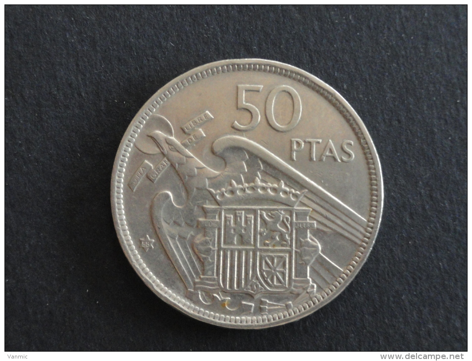 1957 - 50 Pesetas (58)  Espagne - Spain - 50 Peseta