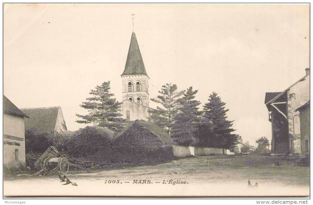 MARS-sur-ALLIER - L´Eglise - Autres & Non Classés