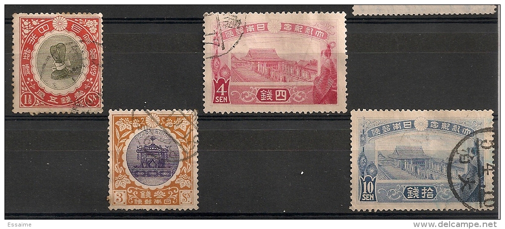 Japon Japan Nippon. 1915. N° 145-148. Oblit. - Gebraucht