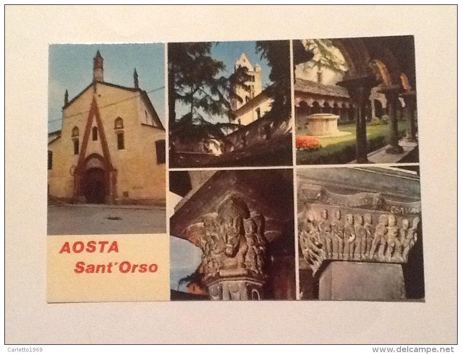 AOSTA SANT'ORSO CHIESA NON VIAGGIATA. F - Altri & Non Classificati