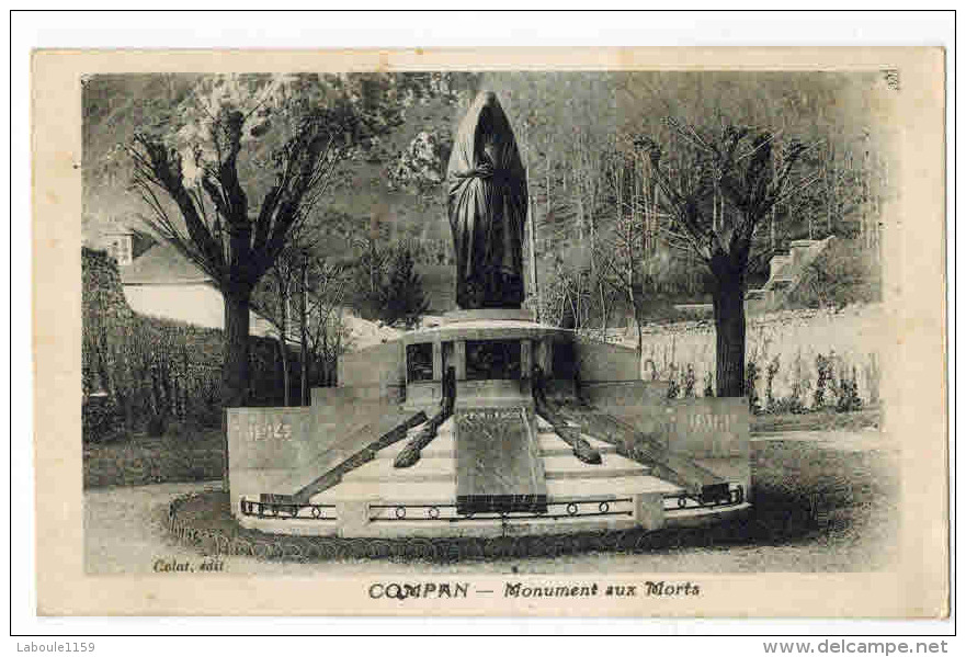 CAMPAN  :    " Monument Aux Morts " - Monumentos A Los Caídos