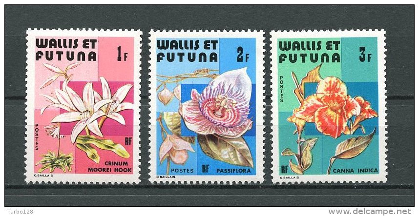 WALLIS FUTUNA N° 282 à 284** Neufs = MNH Superbes Flore Fleurs Flowers Flora - Neufs