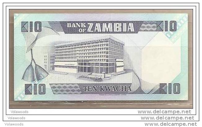 Zambia - Banconota Non Circolata Da 10 Kwacha - Zambia