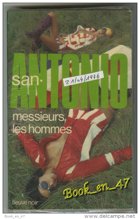 {09730} San-Antonio, Messieurs Les Hommes. 1976  " En Baisse " - San Antonio