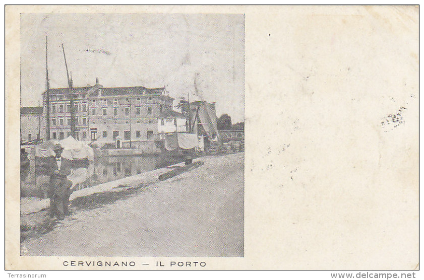 C-1039- Cervignano - Il Porto - Udine - F.p.  Viaggiata 1915 - Udine