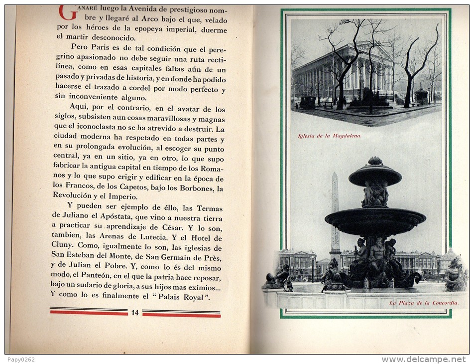 546D) PARIS - 1931 - ESPAGNOL ? - 34 PAGES - FORMAT 25X16 Cm - Sonstige & Ohne Zuordnung