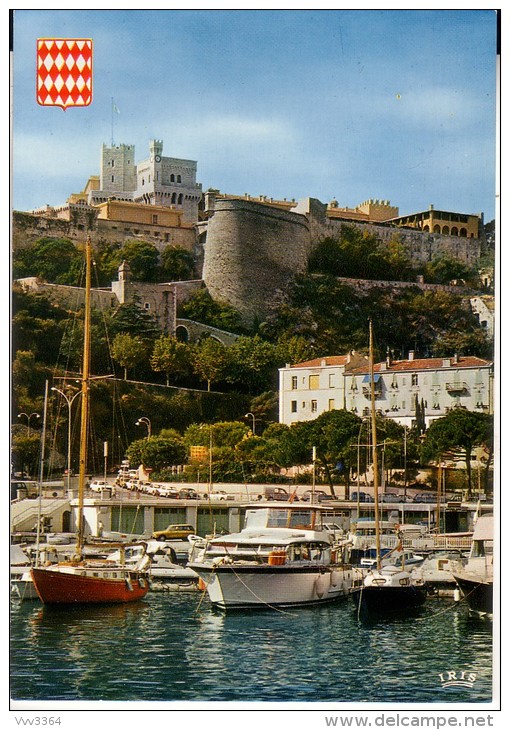 MONACO: Sur Le Rocher, Le Palais Du Prince. Vue Prise Du Port - Haven