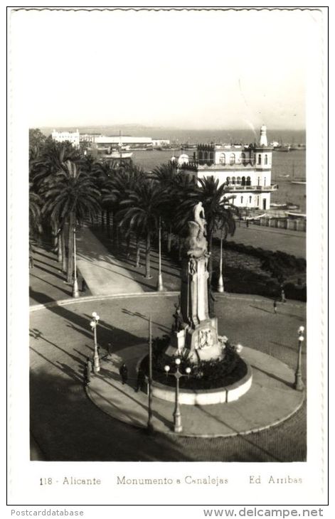 Alicante - Monumento A Canalejas - Alicante